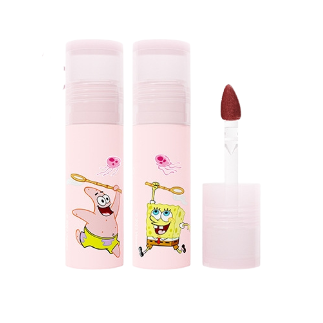 Veecci X Spongebob Squarepants Creamy Soft Lip Gloss 2 3g 唯资海绵宝宝奶绒轻柔唇釉