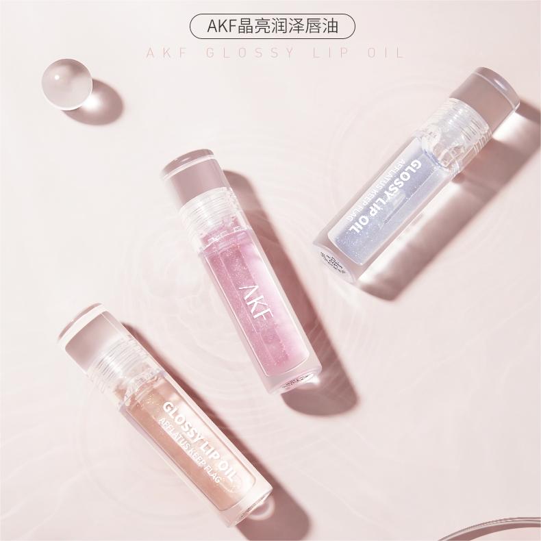 AKF Crystal Bright Moisturizing Lip Oil 2.5g AKF晶亮润泽唇油