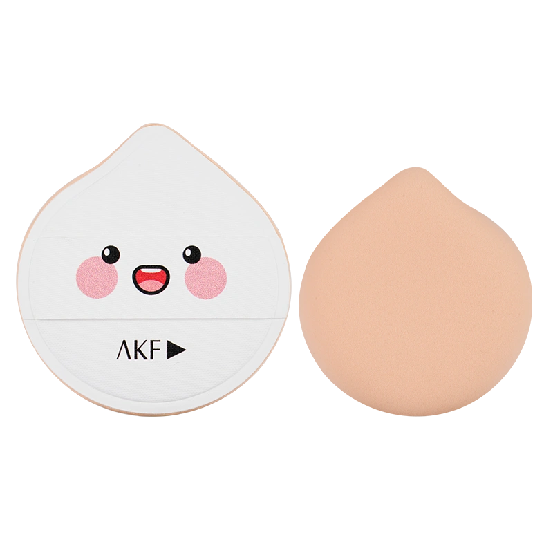 AKF Peachy Emoji Powder Puff 2pcs AKF淘桃表情包粉扑