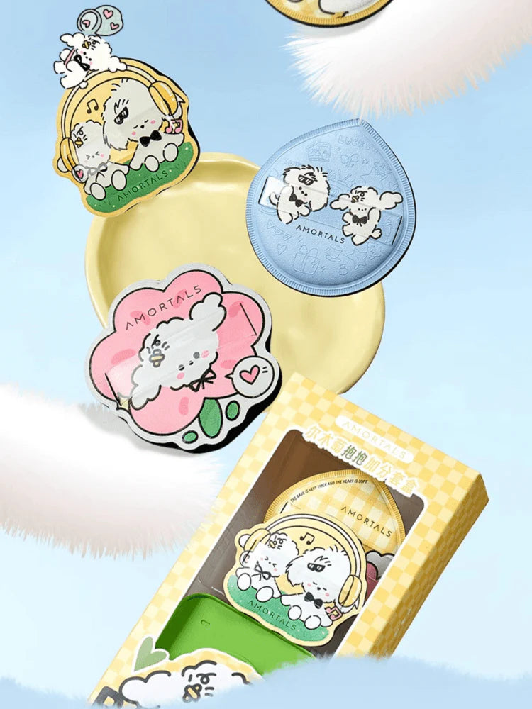 AMORTALS Doggy Hug Series Powder Puff Set 尔木萄狗狗抱抱系列粉扑套盒