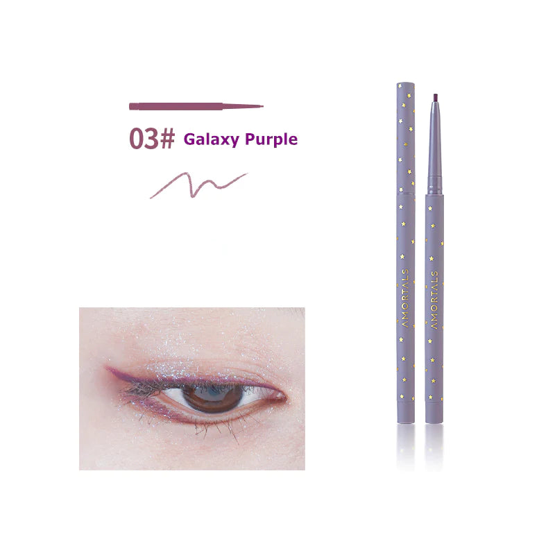 8 Colors Metallic Galaxy Highlighter Pen Subtle Glitter