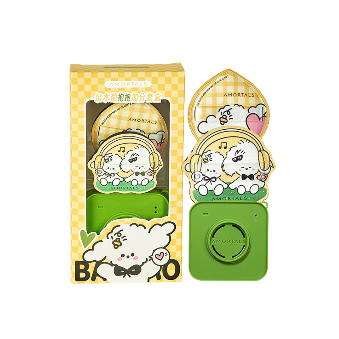 AMORTALS Doggy Hug Series Powder Puff Set 尔木萄狗狗抱抱系列粉扑套盒