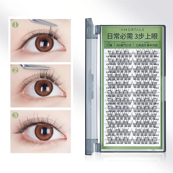 AMORTALS Unique False Eyelashes 1 Box 尔木萄睫然不同假睫毛