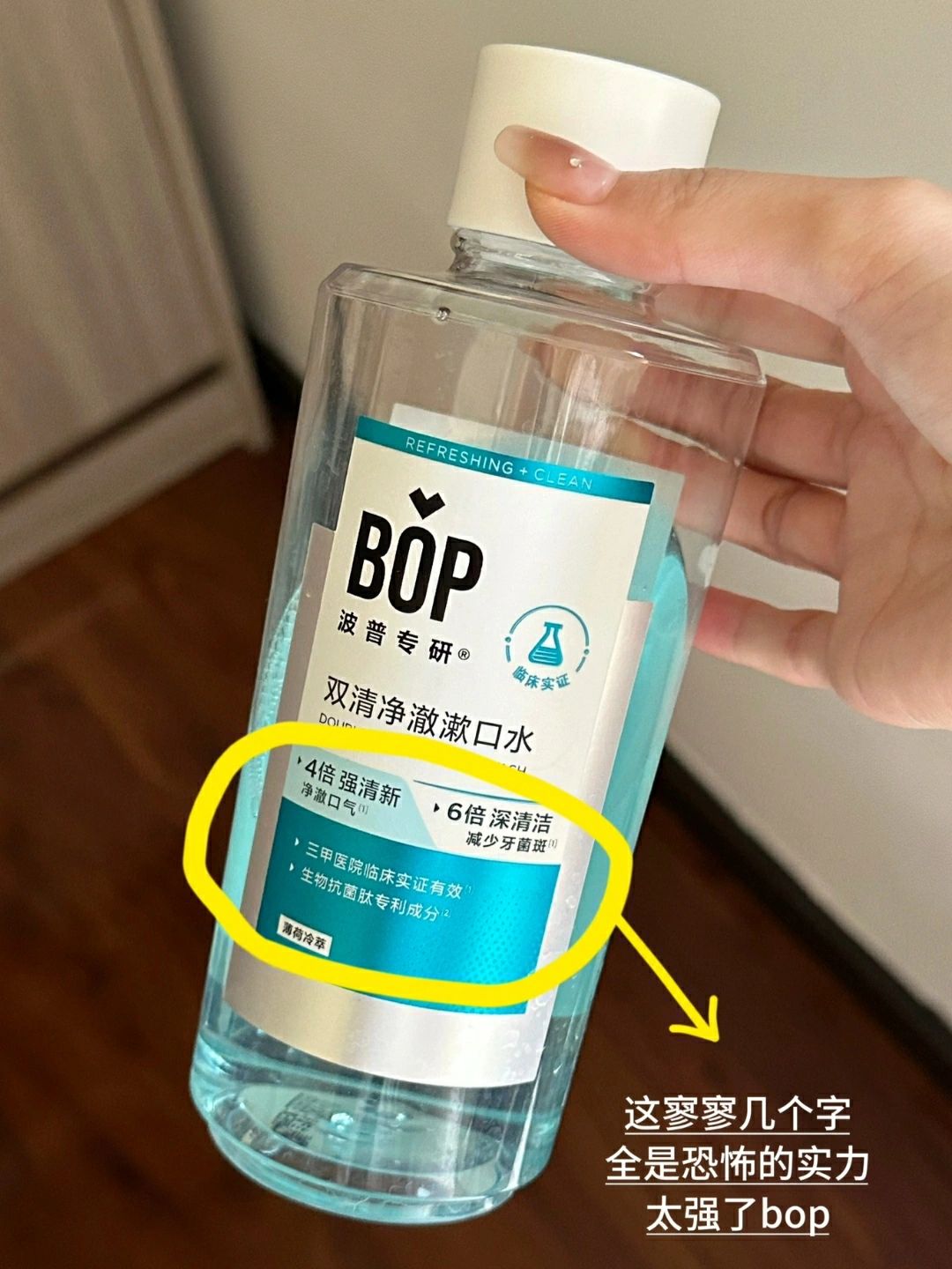 BOP Double Effect Mouthwash 500ml 波普专研双清净澈漱口水