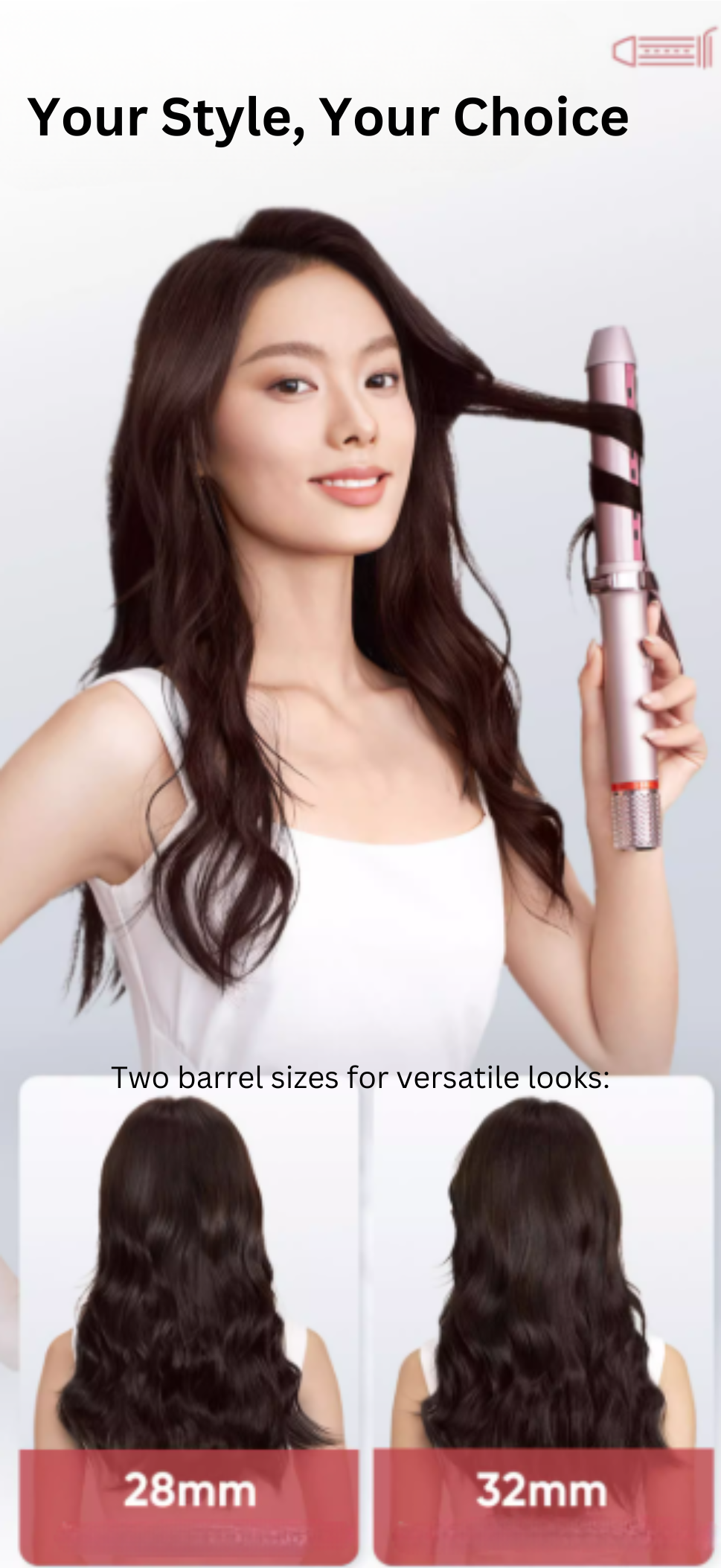 Beautigo Curling Iron 28mm/32mm Beautigo卷发棒