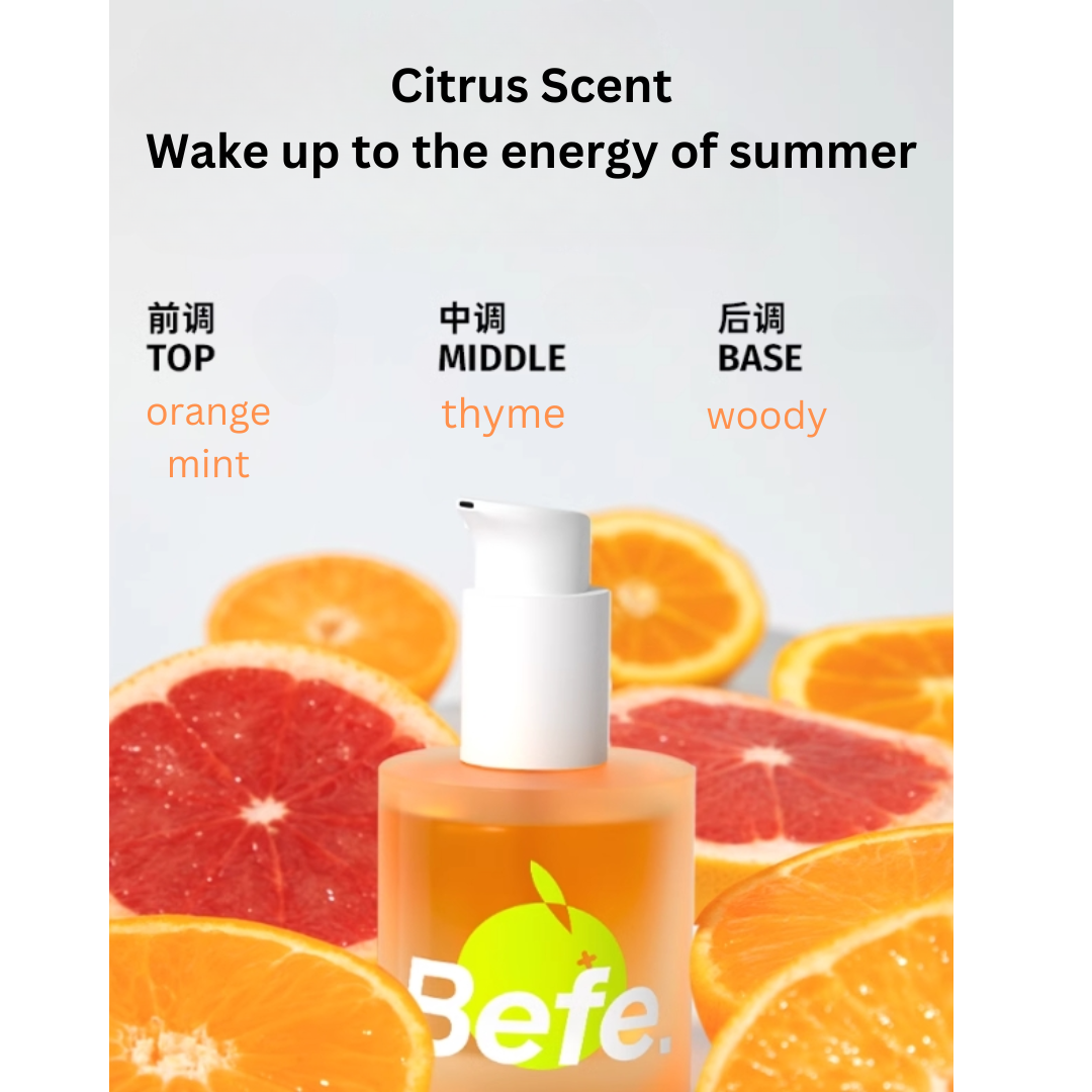 Befe Tangerine Light Hair Treatment Essential Oil 28ml/40ml befe橘光护发精油