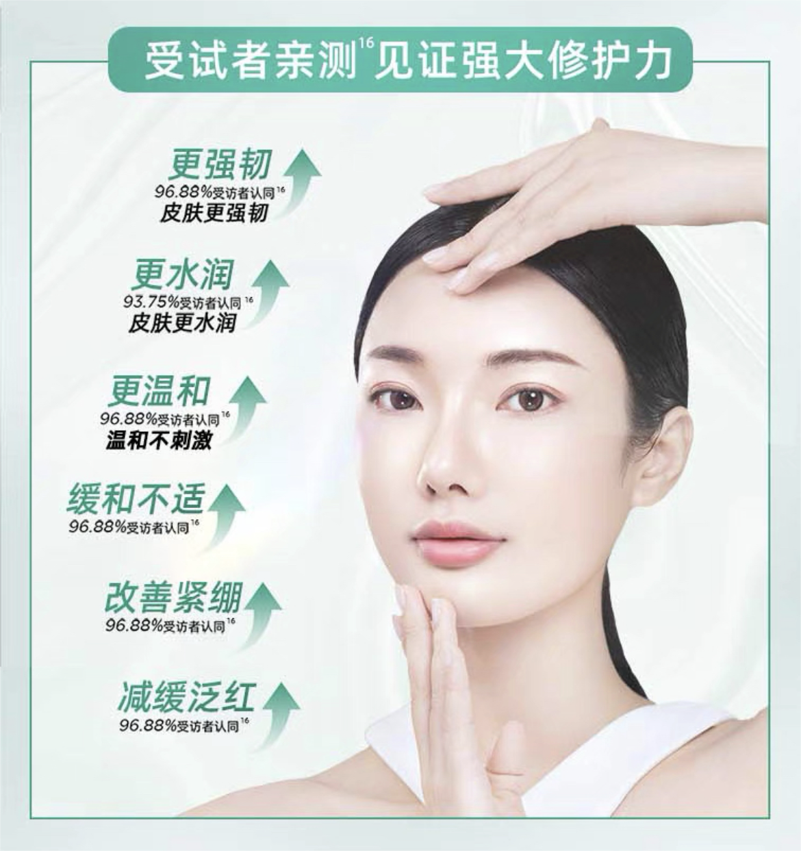 Biohyalux Hyaluronic Acid Barrier Conditioning Soothing Facial Mask 20PCS*1Box 润百颜玻尿酸屏障调理安肌面膜