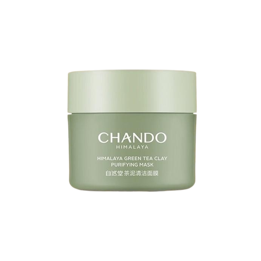 CHANDO Himalaya Green Tea Clay Purifying Mask 100g 自然堂茶泥清洁面膜