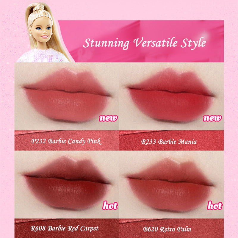 COLORKEY X ELLE Barbie Series Airy Matte & Mirror Lip Glaze 珂拉琪 X ELLE 芭比娃娃系列气质哑光镜面唇釉 1.7g