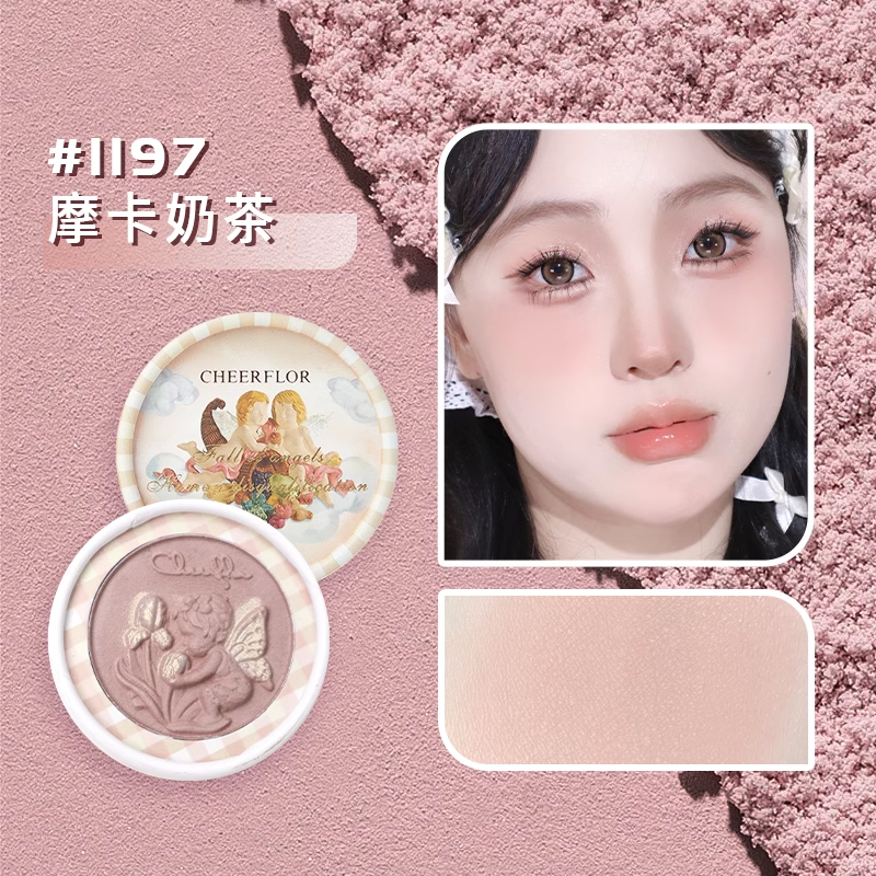 TikTok/Douyin Hot Cheerflor Angel Embossed Blush 6g 【Tiktok抖音爆款】游乐者天使浮雕腮红