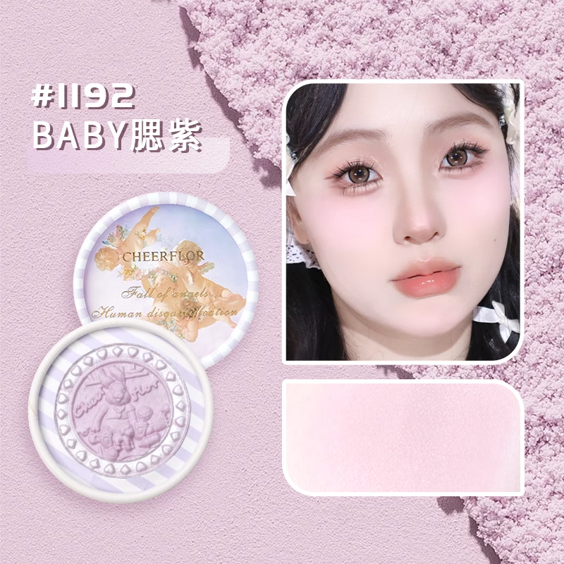 TikTok/Douyin Hot Cheerflor Angel Embossed Blush 6g 【Tiktok抖音爆款】游乐者天使浮雕腮红