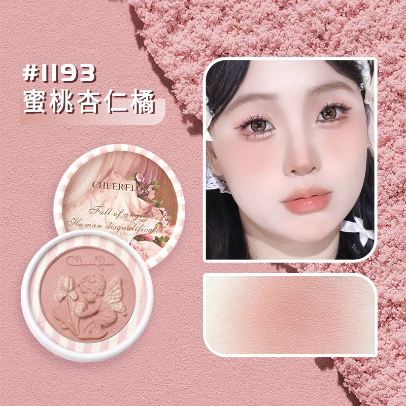 TikTok/Douyin Hot Cheerflor Angel Embossed Blush 6g 【Tiktok抖音爆款】游乐者天使浮雕腮红