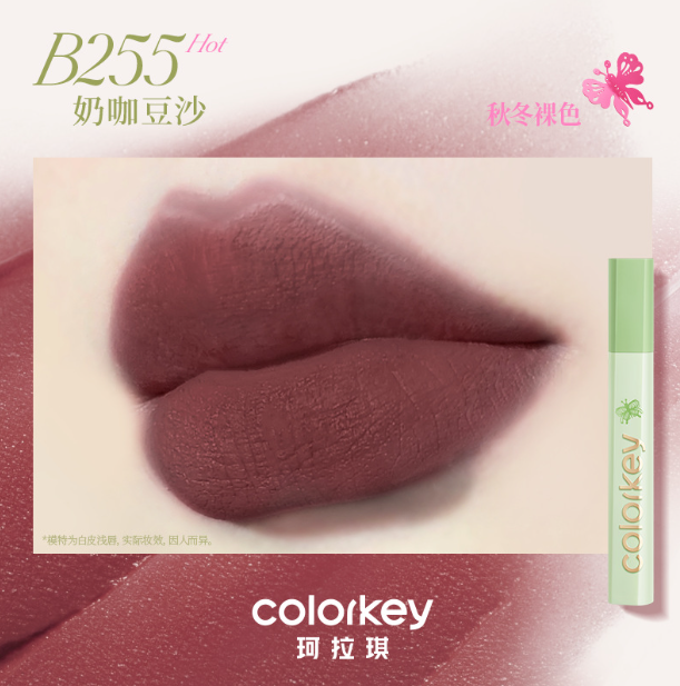 Colorkey Autumn/Winter Limited Edition Embrace Nature Air Lip Glaze 3g 珂拉琪秋冬限定相拥自然系列空气唇釉