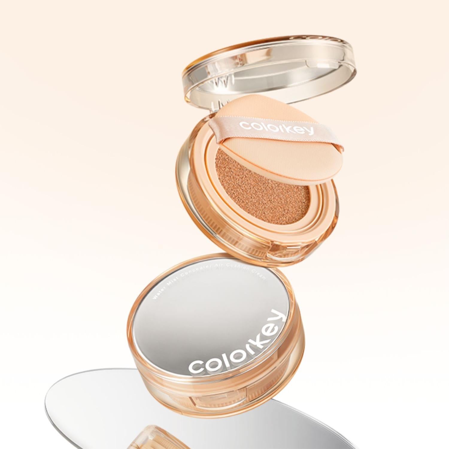 Colorkey Water Mist Concealer Air Cushion Cream 15g 珂拉琪水雾遮瑕气垫