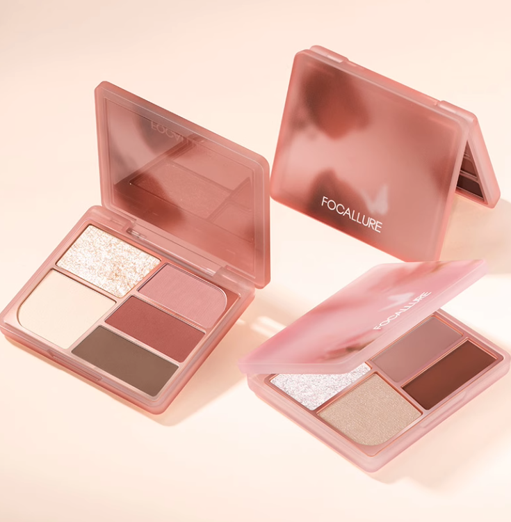 FOCALLURE Floating Butterfly Five-Color Eyeshadow Palette 5.5g/6.5g 菲鹿儿浮蝶五色眼影盘