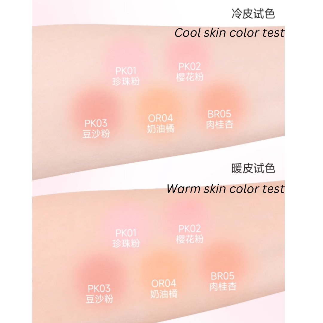 FOCALLURE Matte Vitality Monochrome Blush 6g 菲鹿儿哑光元气单色腮红