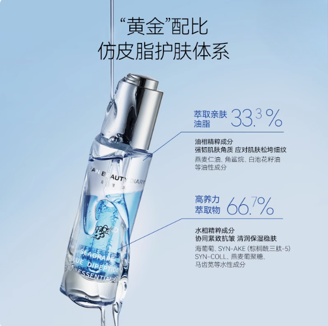 Fanbeauty Seagrape Blue Dipeptide Aqua Essential Oil 30ml 范冰冰同款海葡萄蓝琉双肽水养精粹油