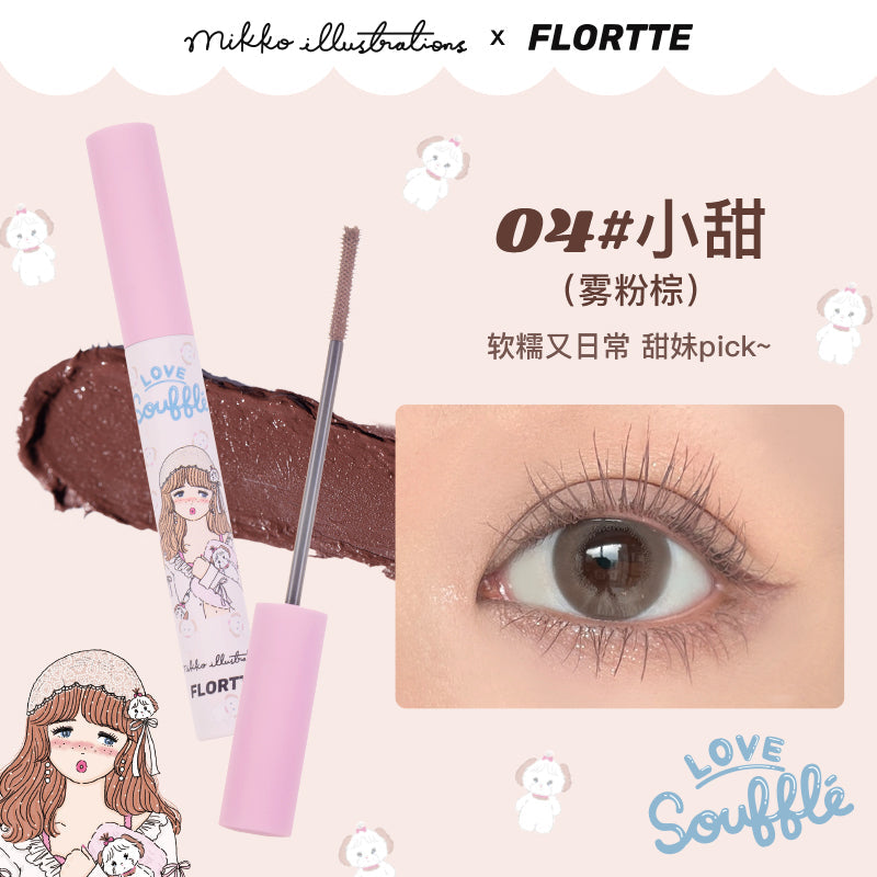 Flortte Mikko Long Curing Mascara Primer 花洛莉亚MIKKO联名款纤长持久太阳花睫毛定型打底膏 4g