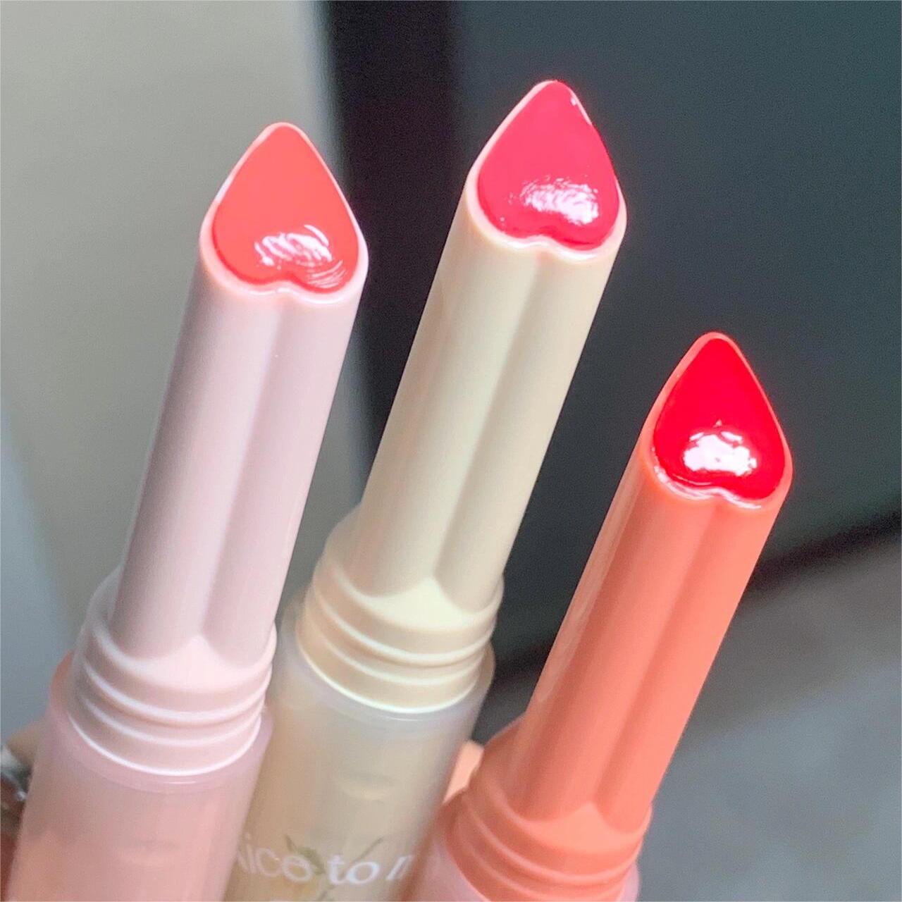 Flortte Heart Shape Beauty Chu Jelly Lipstick 1.4g 花洛莉亚果冻初吻棒