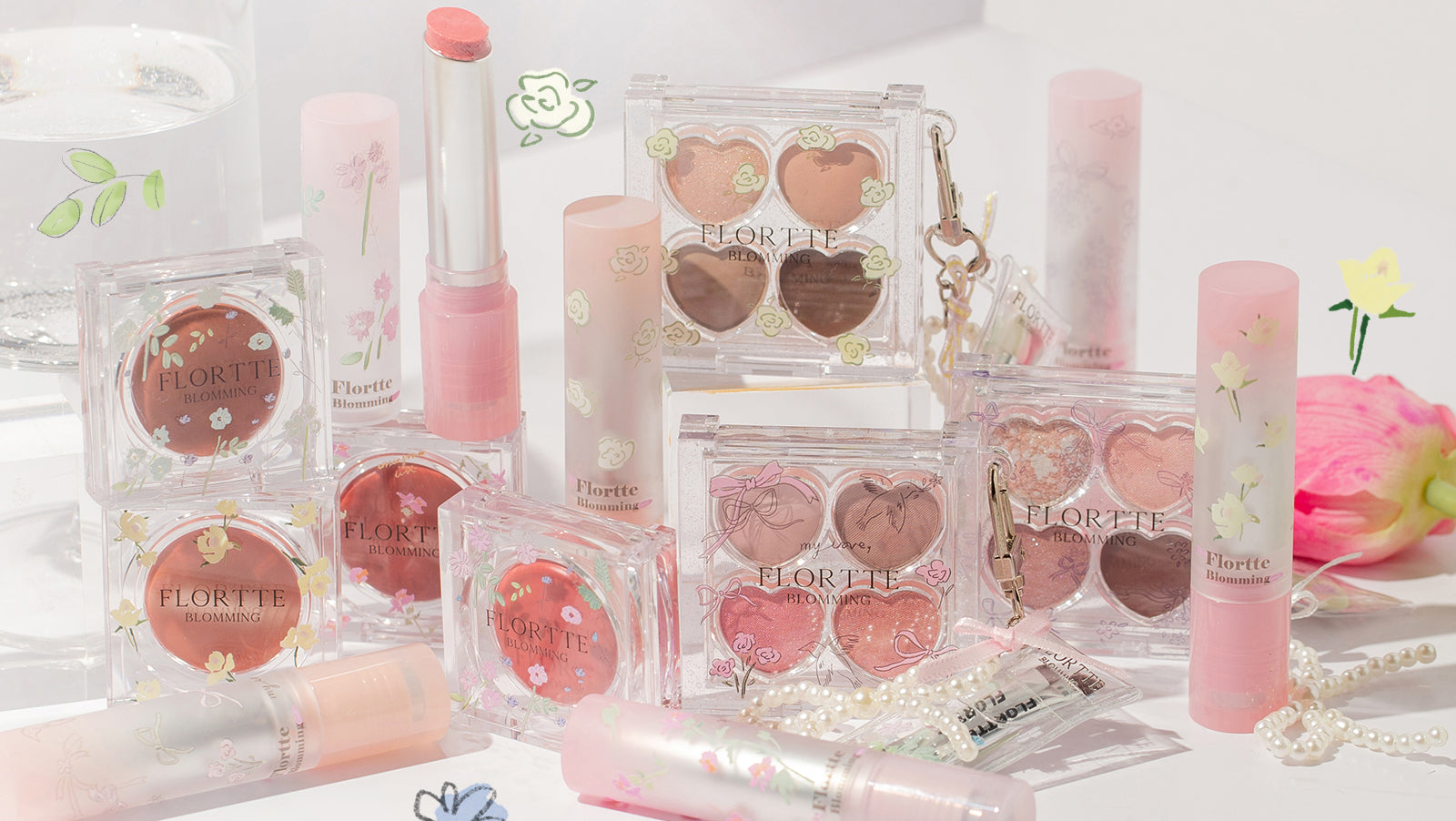 Flortte Love Yourself Mini Gift Set 7PCS/Set 花洛莉亚自恋系列礼盒