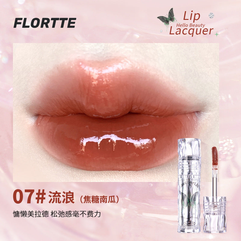 Flortte Mirror Shine Water Lip Lacquer Lip Gloss 2.6g 花洛莉亚好美莉亚镜面水光唇漆唇釉