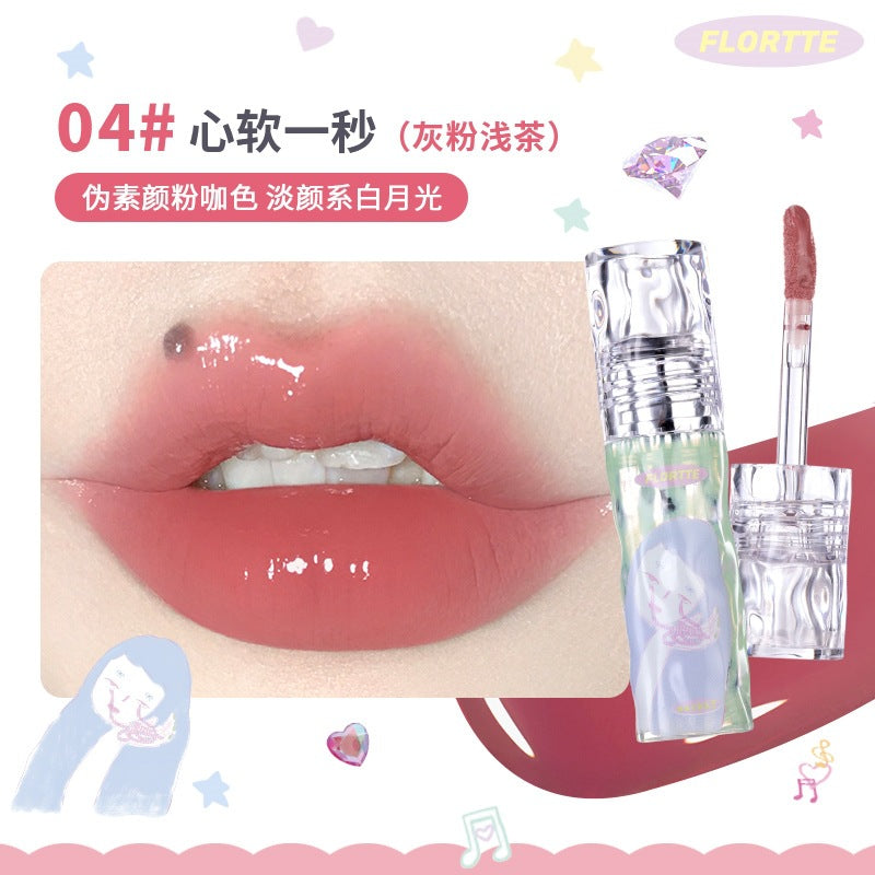 Flortte Wackky Girl's World Lip Gloss 2.6g 花洛莉亚女生宿舍系列唇漆