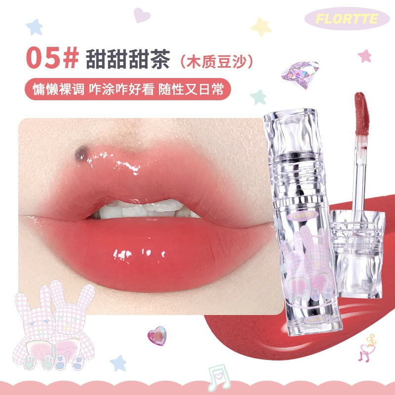 Flortte Wackky Girl's World Lip Gloss 2.6g 花洛莉亚女生宿舍系列唇漆