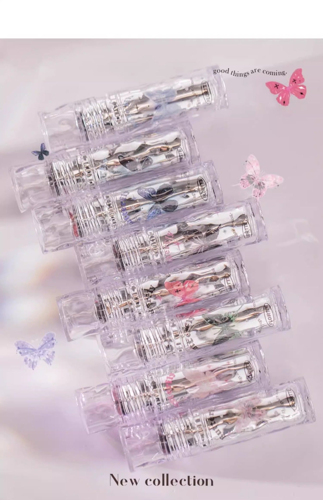 Flortte Mirror Shine Water Lip Lacquer Lip Gloss 2.6g 花洛莉亚好美莉亚镜面水光唇漆唇釉