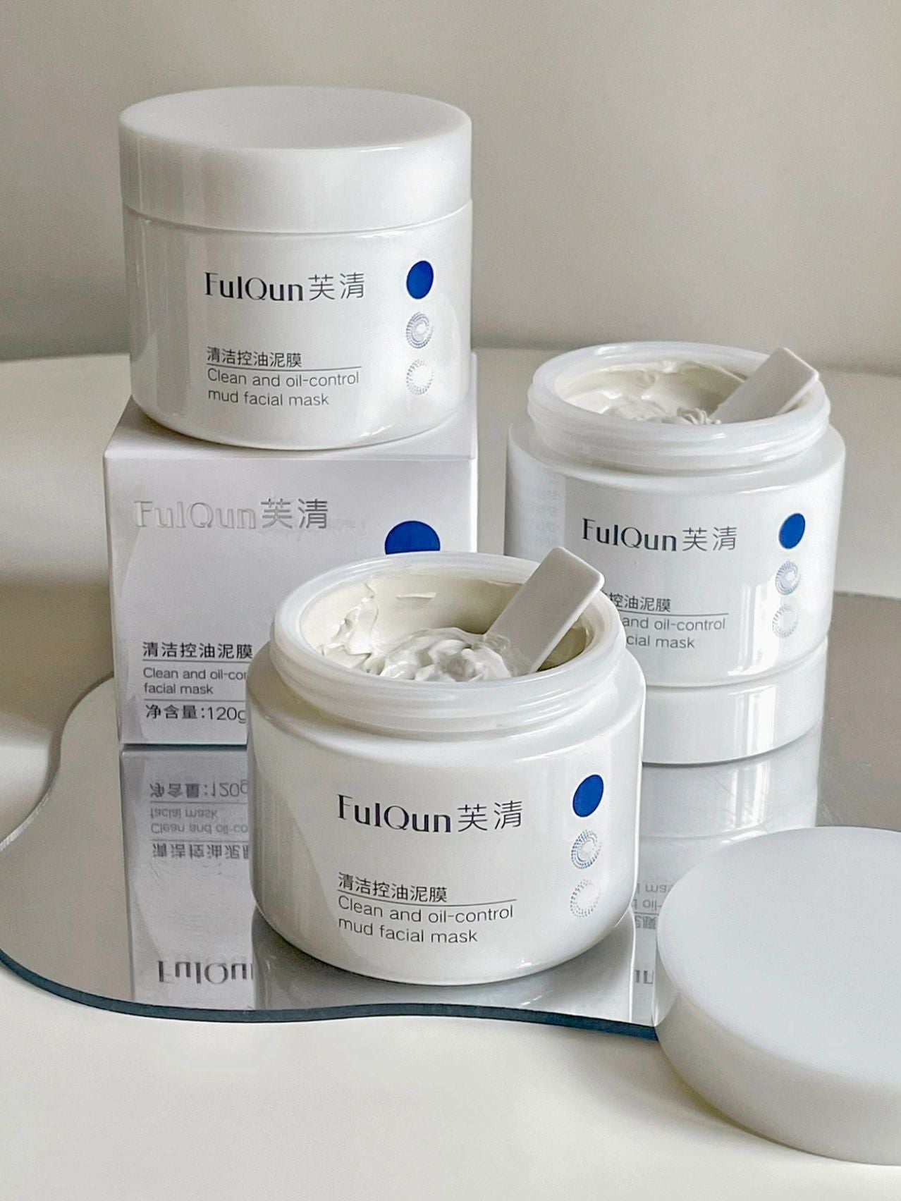 FulQun Clean and Oil-control Mad Facial Mask 120g 芙清清洁控油泥膜