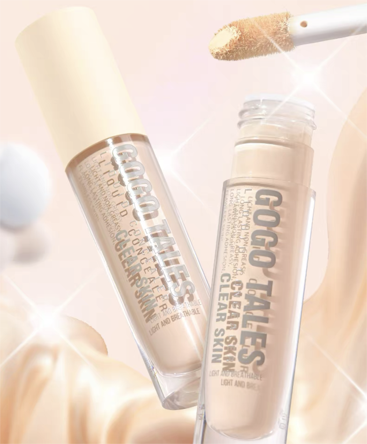 GOGOTALES Soft Focus Holding Makeup Highlight Concealer 6.8g 戈戈舞柔焦持妆高光遮瑕液