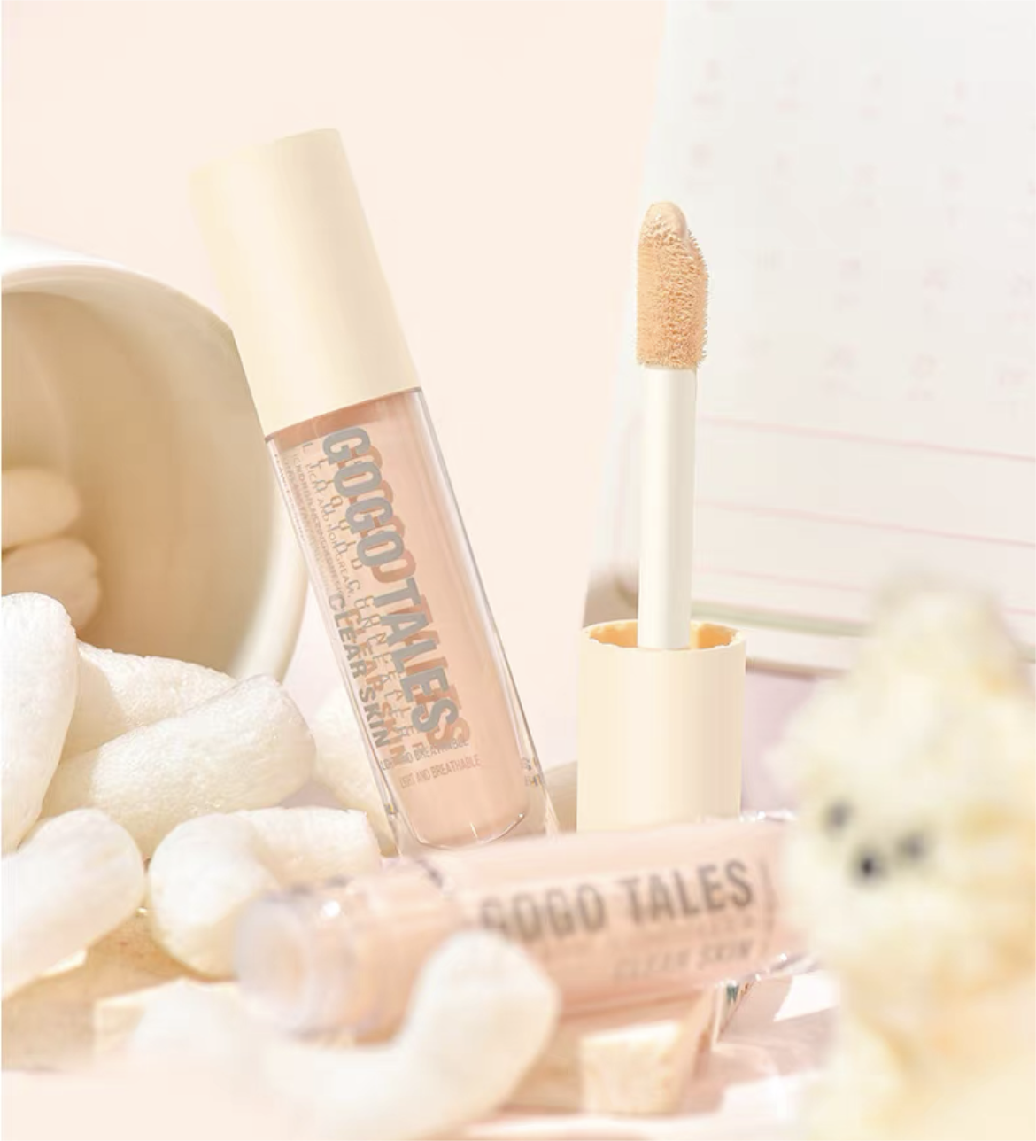 GOGOTALES Soft Focus Holding Makeup Highlight Concealer 6.8g 戈戈舞柔焦持妆高光遮瑕液