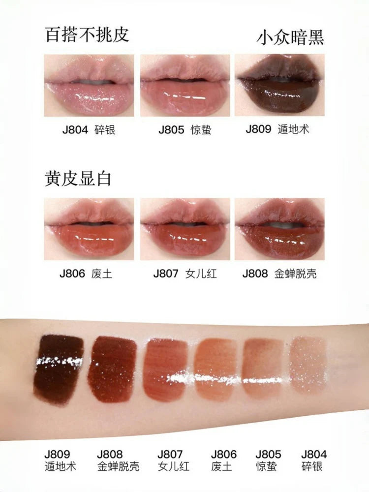 Girlcult Digger Belle Series Fantasy Mirror Lip Glaze 3.5g 构奇淘金娘系列幻境唇釉