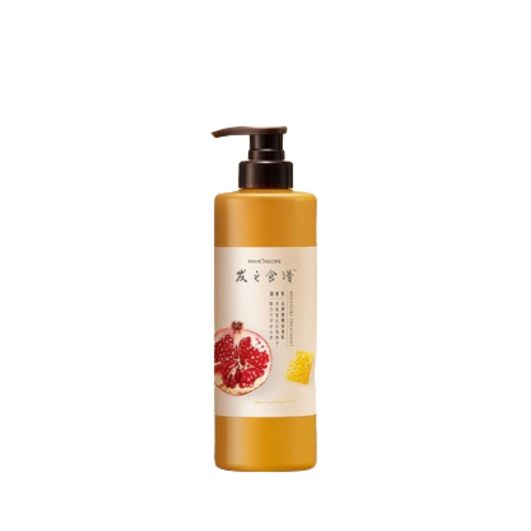 Hair Recipe Pomegranate & Honey Nourishing Smooth Shampoo / Conditioner 530ml 发之食谱红石榴蜂蜜沁养柔顺洗发露/护发素