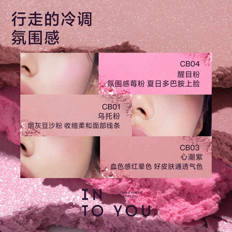 INTO YOU Color Card Single Blush 3.3g 心慕与你色卡单色腮红