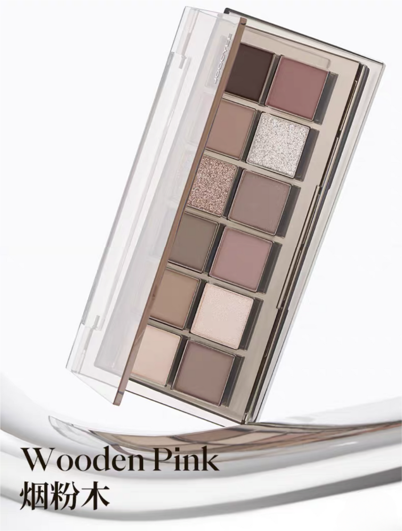 Joocyee 12 Shades Eyeshadow Palette 14g 酵色十二色眼影盘