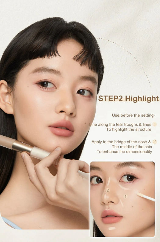 Judydoll Dual-Ended Highlighter & Contour Liquid 4.8g 橘朵双头高光修容液