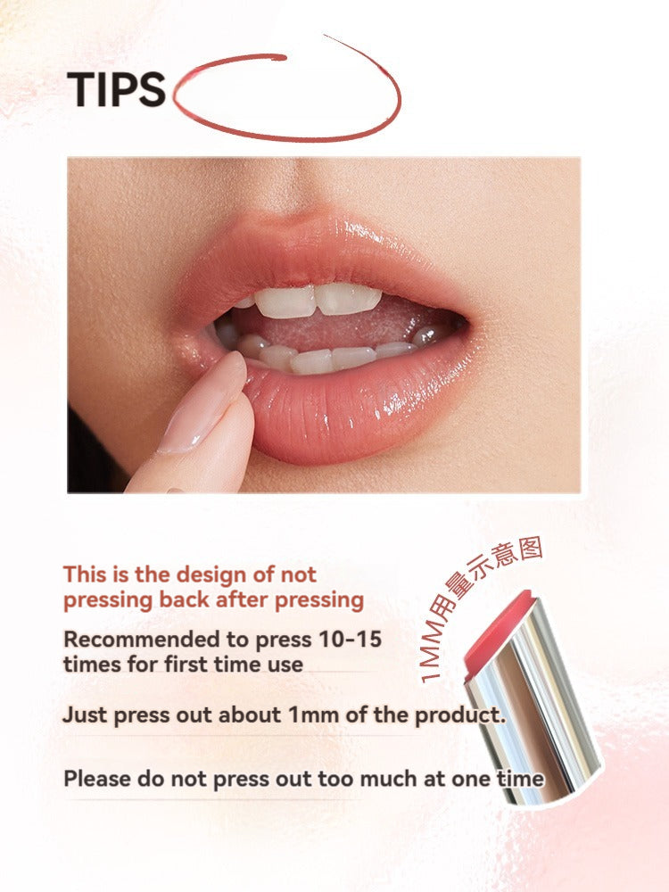 Judydoll Hydrating Shine Fine Shimmer Lipstick for Glass Lips - Natural Moisturizing Solid Lip Gloss/Lip Lacquer 橘朵水光细闪口红玻璃唇自然保湿固体唇蜜唇釉 2g