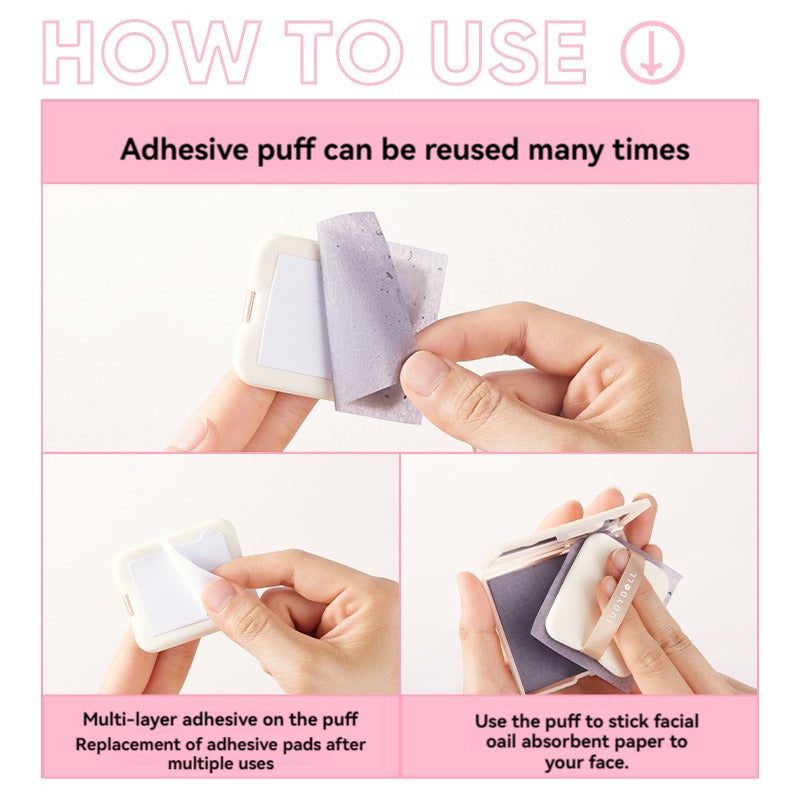 Judydoll Portable Facial Oil Absorbent Paper 100pcs/Box 橘朵便携面部吸油纸