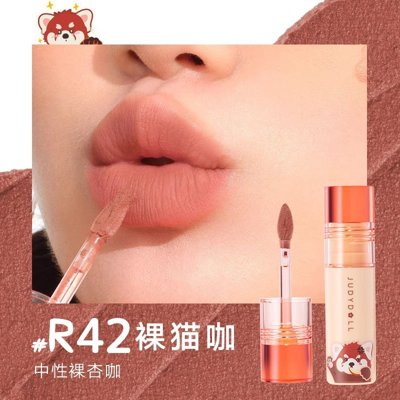 Judydoll X Red Mountain Zoo Velvet Lip Mud 3.1g 橘朵红山动物园联名绒绒唇泥