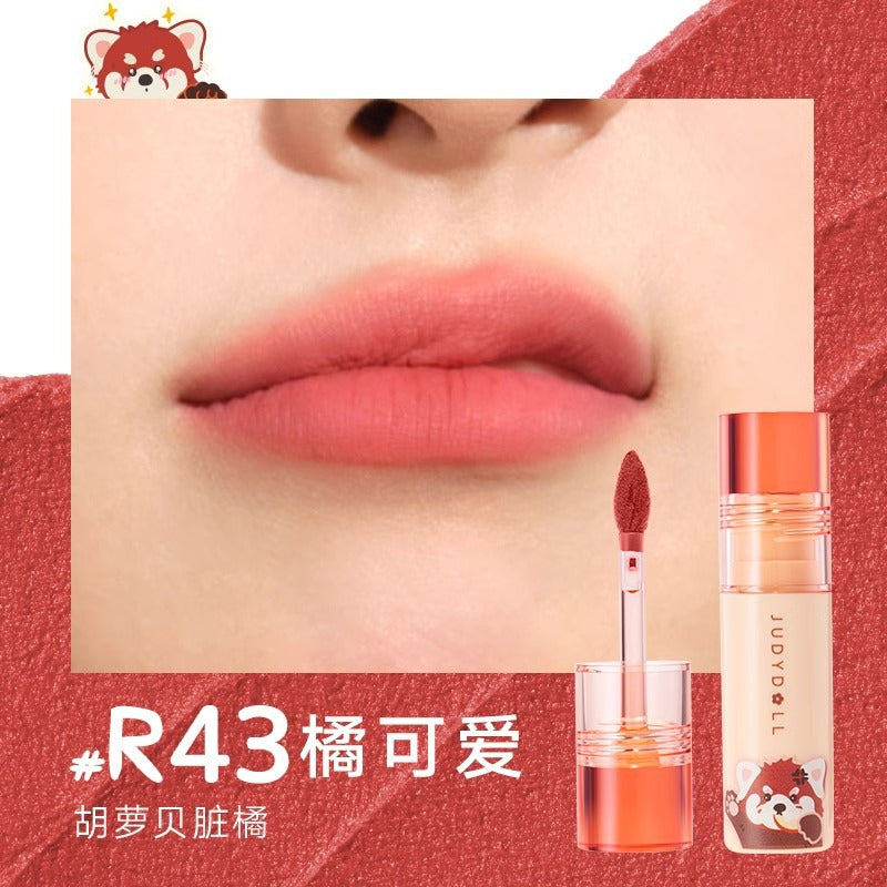 Judydoll X Red Mountain Zoo Velvet Lip Mud 3.1g 橘朵红山动物园联名绒绒唇泥