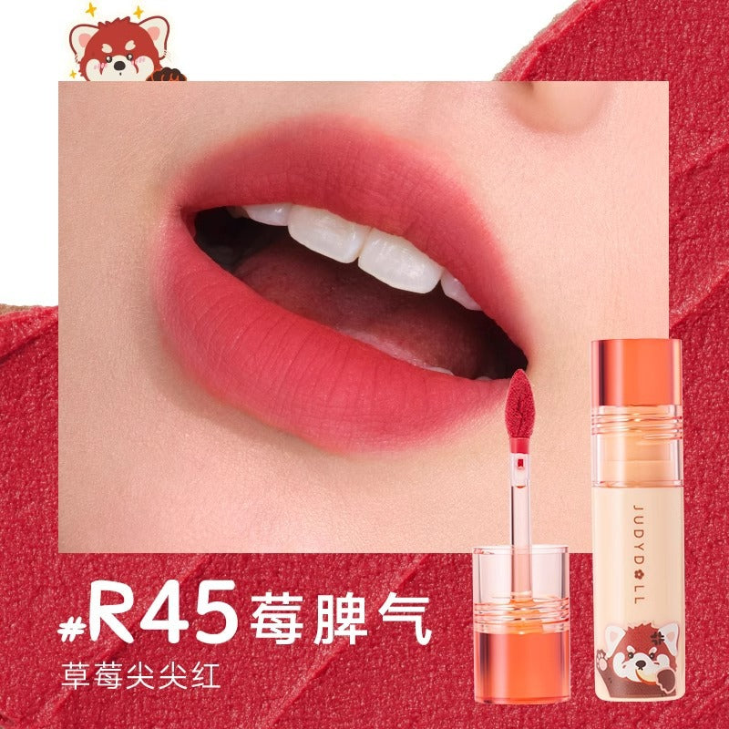 Judydoll X Red Mountain Zoo Velvet Lip Mud 3.1g 橘朵红山动物园联名绒绒唇泥