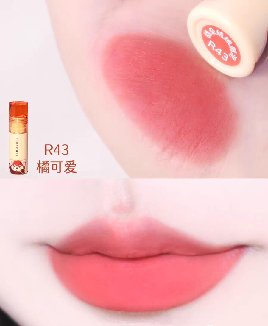 Judydoll X Red Mountain Zoo Velvet Lip Mud 3.1g 橘朵红山动物园联名绒绒唇泥