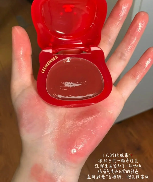 LEEMEMBER Apple Collection Hydrating Blush Balm 4g 荔萌苹果系列水光腮红膏