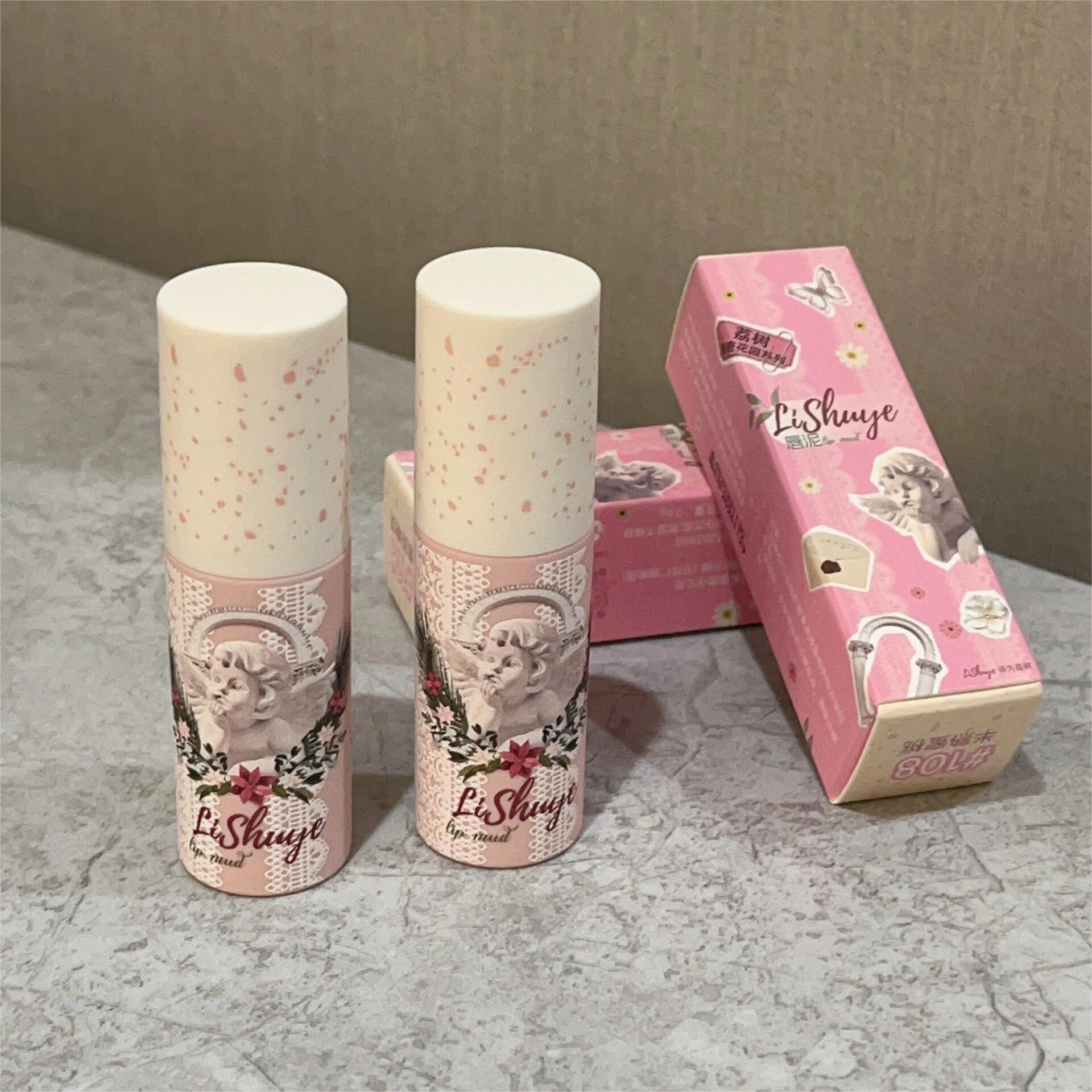 LISHU Secret Garden Series Matte Velvet Lip Mud 2.6g 荔树秘密花园系列哑光丝绒唇泥