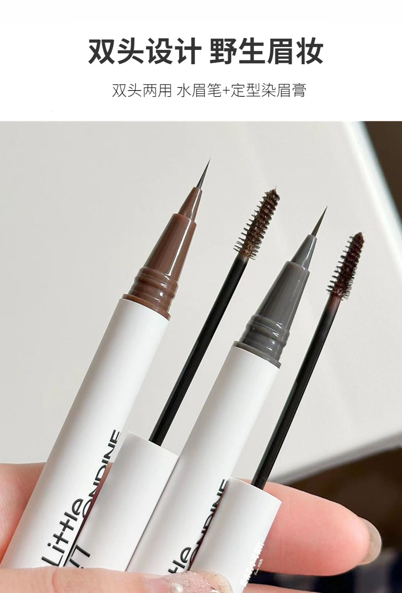 LITTLE ONDINE Double-ended Liquid Eyebrow Pencil 500mg+1.6ml 小奥汀双头水眉笔