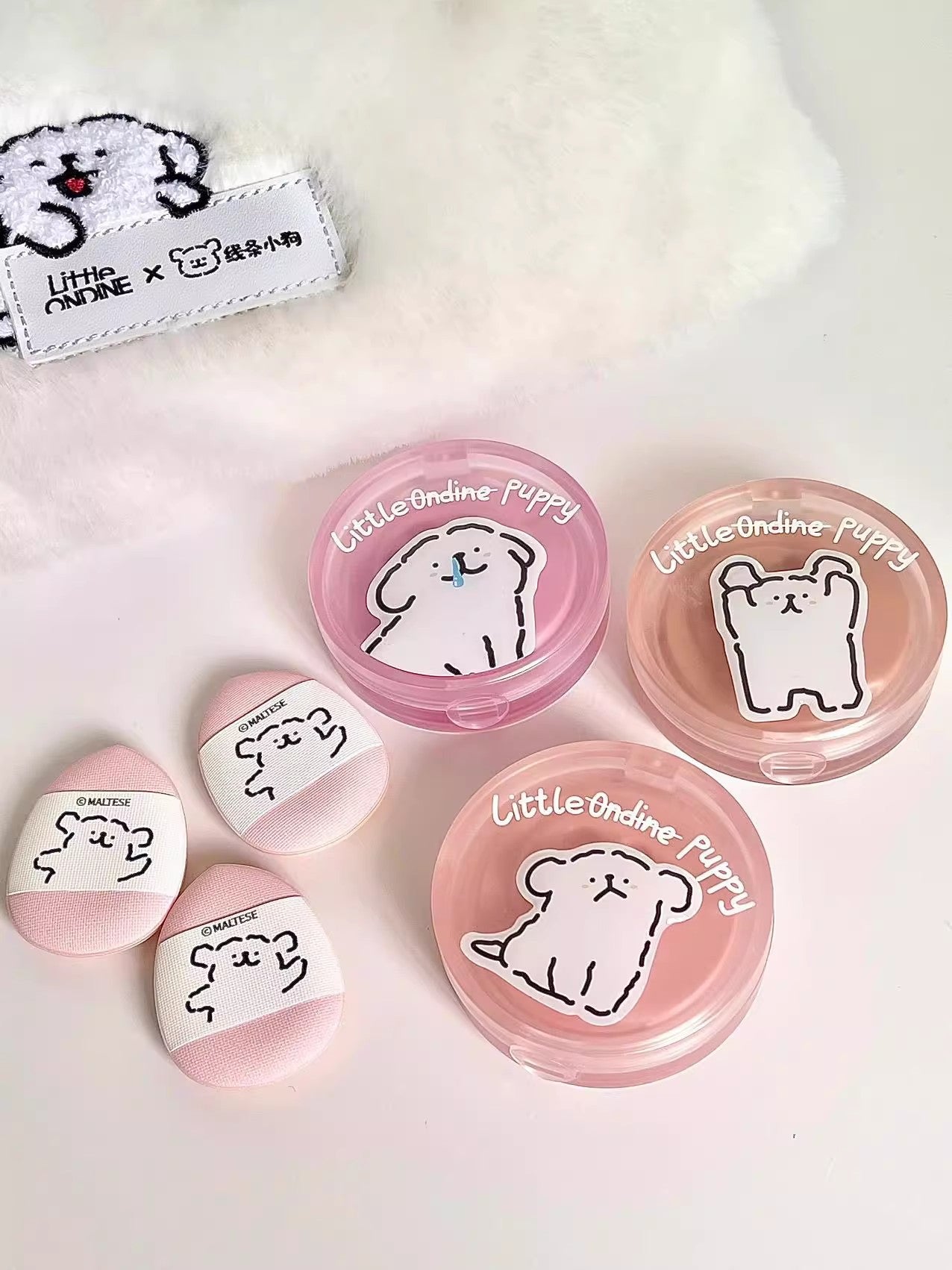 LITTLE ONDINE Puppy Series Matte Blusher Cream 5.5g 小奥汀线条小狗系列哑光腮红膏