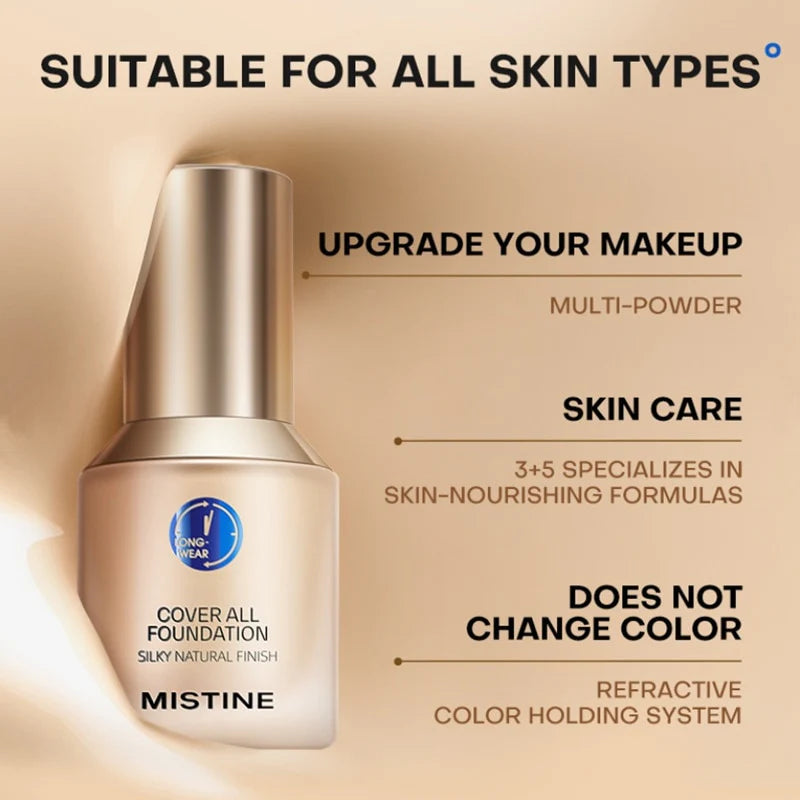 MISTINE Cover All Soft Matte Liquid Foundation 30g 蜜丝婷粉底液