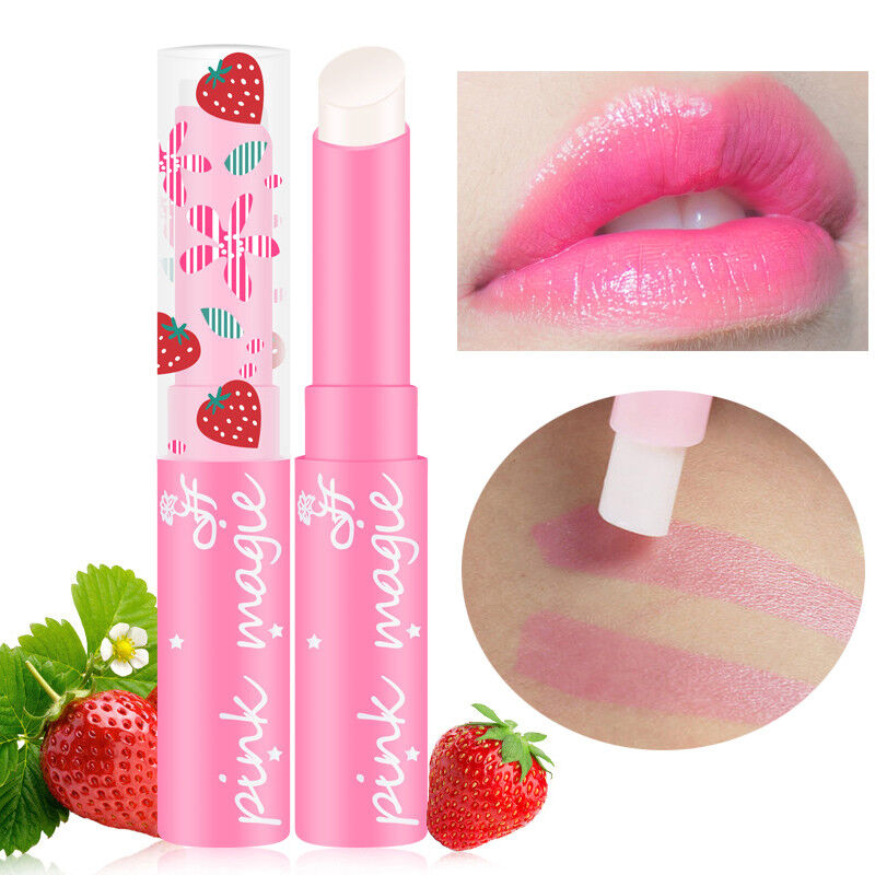 Mistine Pink Magic Lips Plus Vitamin E Lip Balm Nourishing Strawberry 