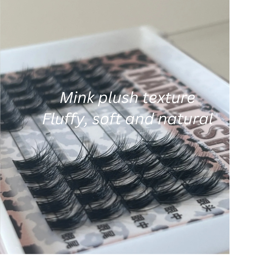 NANALASHES Thai Big Girl Mink False Eyelash 1 box NANALASHES泰式大女主水貂绒假睫毛