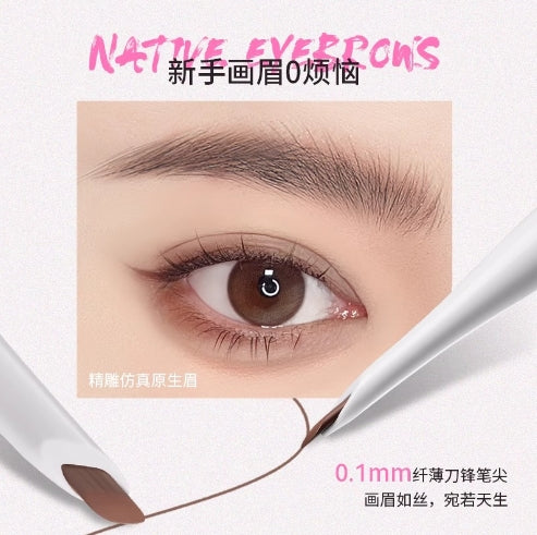 NEIYOU  3D Wild Auto Slant Tip Eyebrow Pencil 0.16g 那柚立体野生自动砍刀眉笔